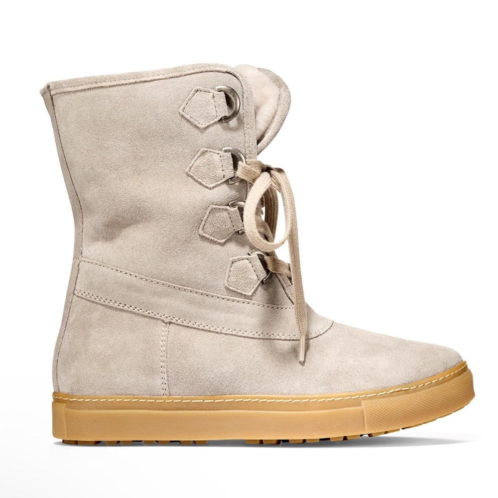 Gorsuch Bailey Shearling Grey Boots Size 11 NEW
